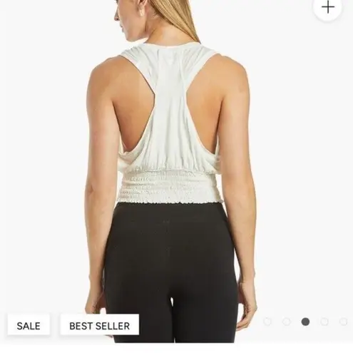 Free People Movement Say My Name Smock Top in White Size S NWT