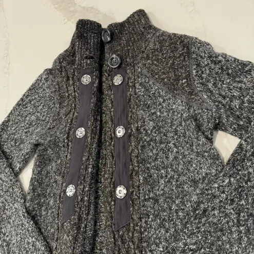 prAna Angelica Duster Cardigan Knit Sweater Women’s Small Heather Gray Cozycore