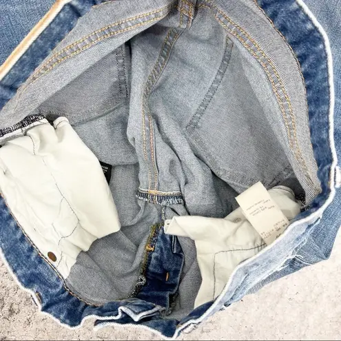 Moussy Vintage Velma Skinny Jean Blue Distressed Revolve Size 30