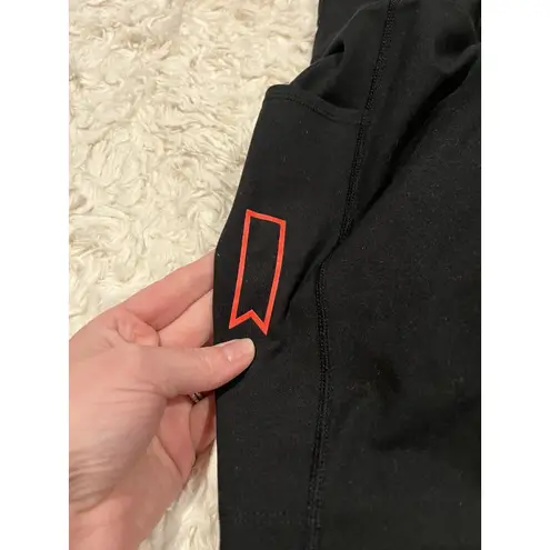 BYLT Women's Leggings Size XS Black Pink Essential Performance EUC