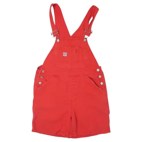 Vintage 90s Union Bay Red Overall Shorts