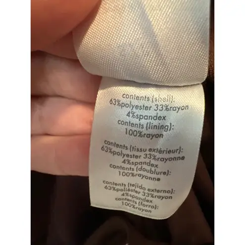 We Wore What NWT Rib Sleeve Brown & Black Belted Blazer Size Small