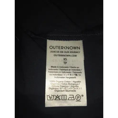 Outerknown NEW Women's Size XS Black Eliott Mini Dress