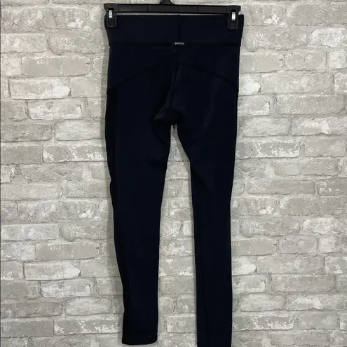 MICHI Stardust cropped leggings in black Size M