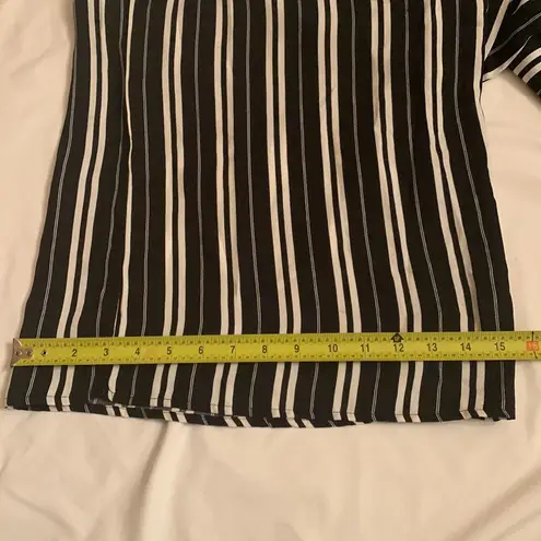 Jealous Tomato black and white striped jumpsuit 2X