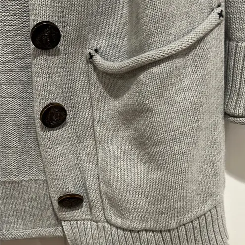 Knitted dove Gray Knit Cardigan Sweater size medium