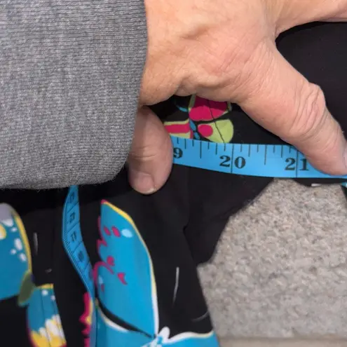 NWOT TanJay Black Butterfly Button Down SHACKET Shirt S