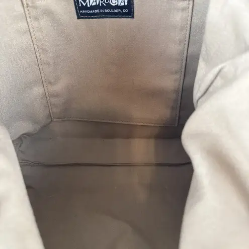 Maruca Womens Striped Tapestry Fabric Shoulder Tote Bag Purse Outside Pockets