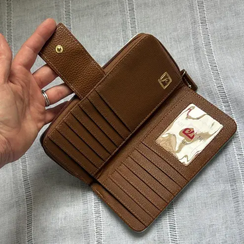 Stone Mountain NWOT Egg Shell Blue Pebbled Wallet