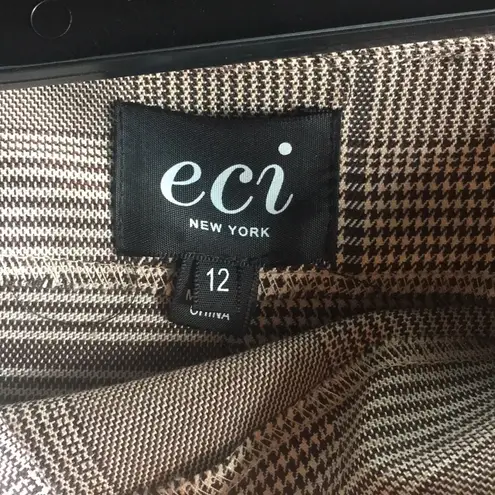 ECI New York Ruffled Faux Wrap Skirt