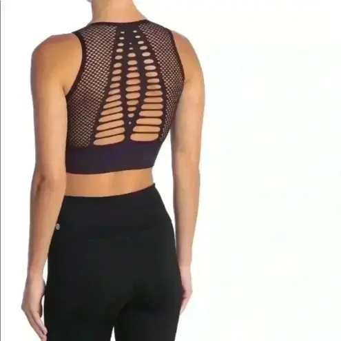 Zella Z By  Sashay Seamless‎ Perforated Sports Bra Size Small