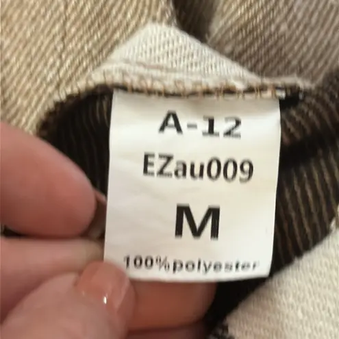 🌺 Automet Plaid Shacket Sz M Brown Size M