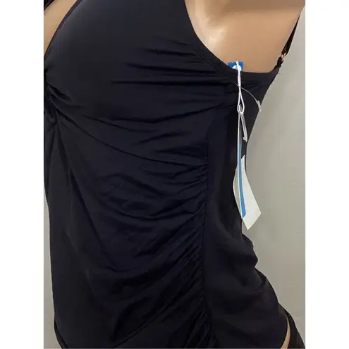 Bleu Rod Beattie New. black tankini top. Size 10. Retails $129