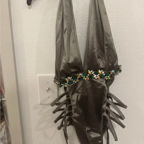 Hot Miami Styles One Piece Bathing Suit nwt small