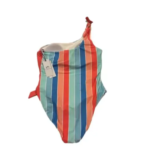 Southern Tide  Womens Sunny Days Stripe One Piece Swimsuit - Flamingo Pink Size L