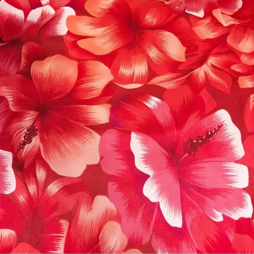 Meghan Matthews Red Floral High Low Chiffon Sundress Size 10