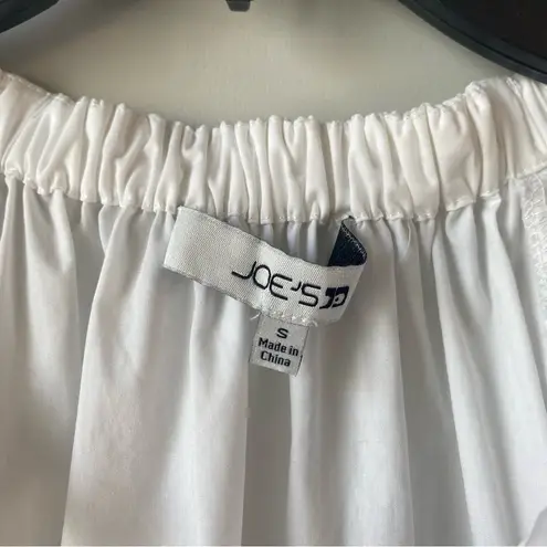 joe's jeans Joe’s Flutter Sleeve Poplin Blouse White S‎