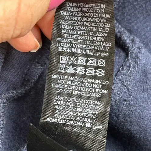 Sweaty Betty Escape the Luxe Navy Blue Hooded Sweatshirt Pullover Hoodie