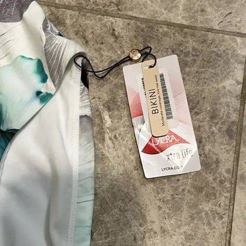 Calia By Carrie Underwood Bikini Bottom XL Ocean Iris White