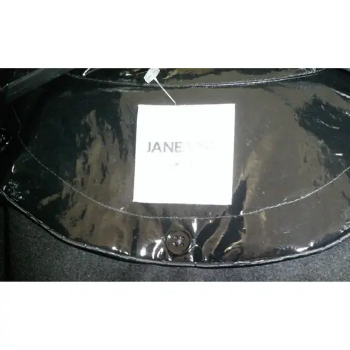 New NWT $495 Jane Post Black Light Slicker Military Trench Coat Rain Liner XS