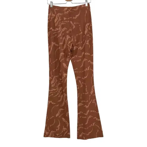 White Fox Boutique  Find My Own Way‎ Pants Cappuccino Whirl Print Medium