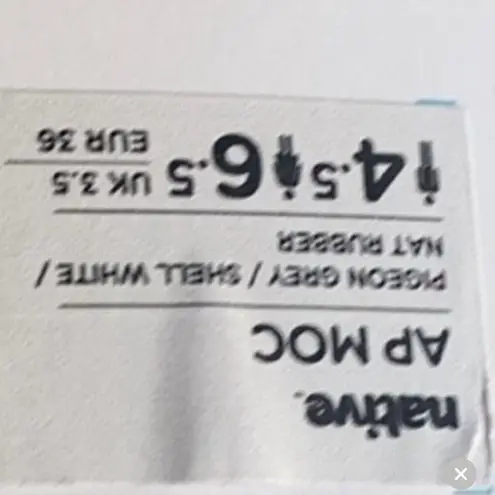 Native Shoes Apollo Moc Sneakers Gray Size 6.5