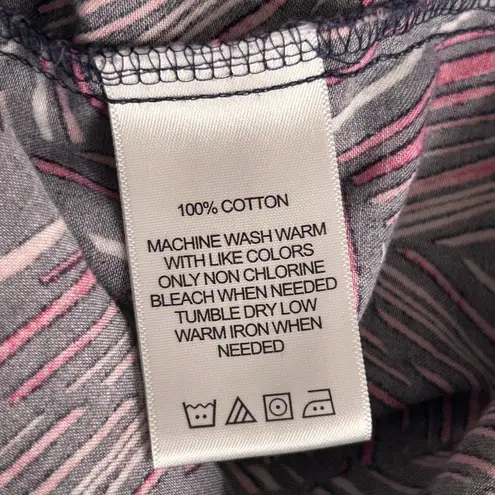 Foxcroft  NYC Geometric Button Up Blouse 10 - Image 7