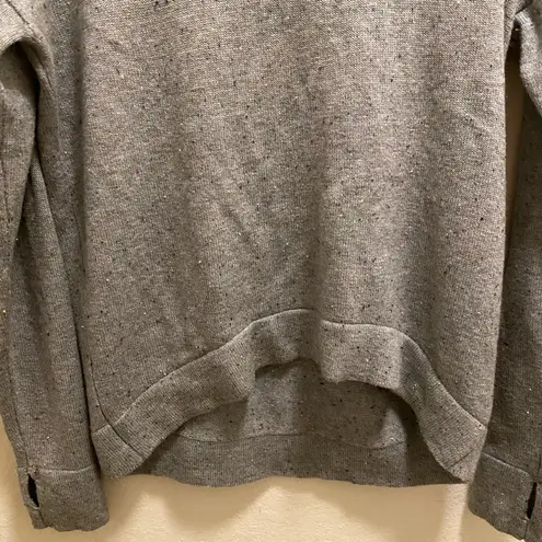 Lululemon  Grey Speckled Merino Wool Yogi Crew Sweater Size 8