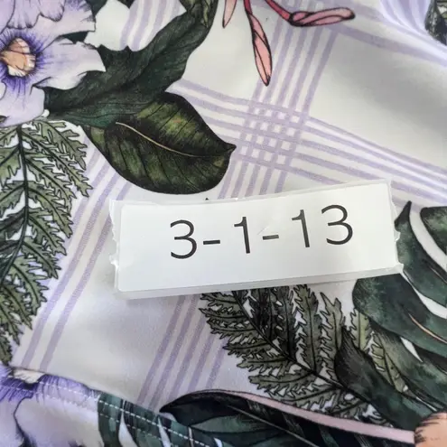 Eleven by Venus Williams Sports Bra Womens Small Floral Racerback Athletic