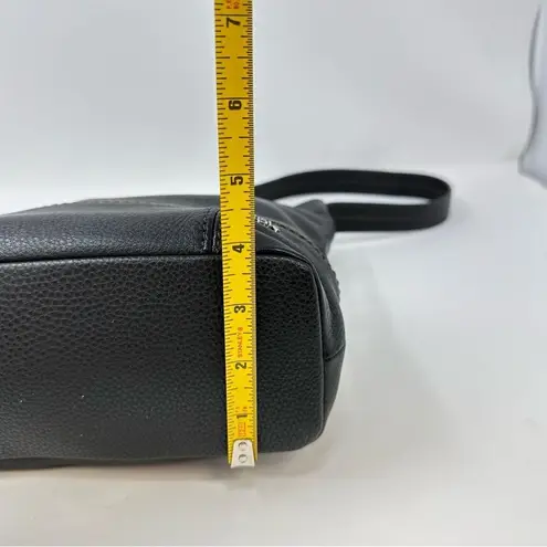 The Sak De Young Hobo Leather Shoulder Bag Black