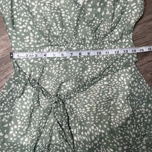 Emerald Sundae  Sage Green Mini Dress