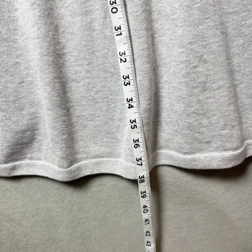 Oliver Charles Summer Swing Dress in Light Grey Made in USA Knit Size S Gray