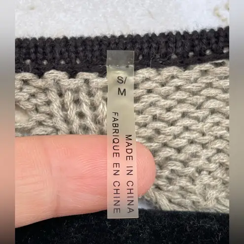 margaret o'leary Margaret O’Leary ‘Jane’ Waffle‑Knit Cotton Poncho Sweater Size 1 (S/M), taupe