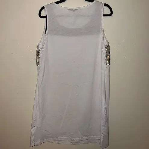 SheIn Contrast Sequin Color Block Tank Dress NWOT