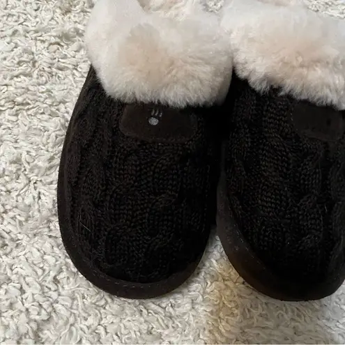 BEARPAW  brown slippers size 7