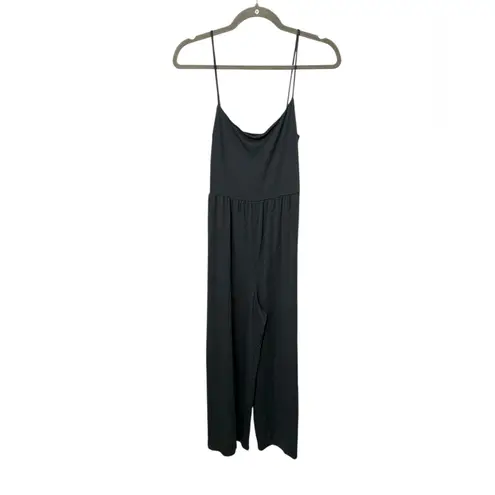 Quince Tencel Jersey Wide Leg Jumpsuit Gray Size M
