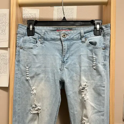 Wax Jean Light Blue Ripped Jeans with Pockets