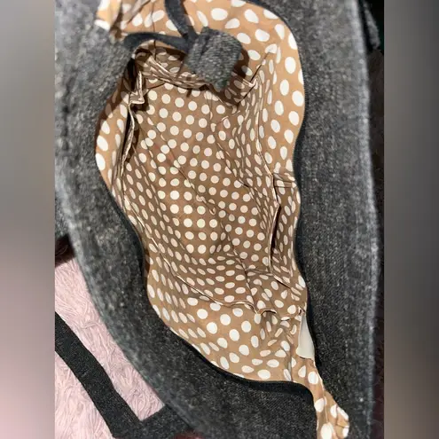 Berkshire Bags Handmade Crossbody Alisha Carryall Sturdy Shoulder Purse LG Tote Gray