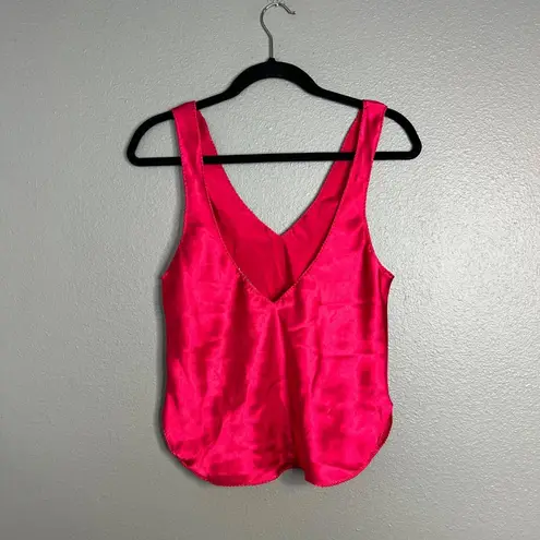 Val Mode Vintage Lingerie Satin Slip Tank Women's M Y2K Cami V