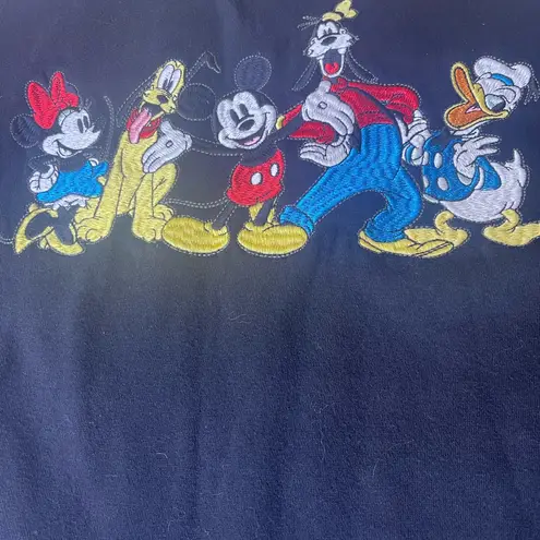 Disney Vintage-style  sweatshirt featuring the classic Mickey & Friends crew!