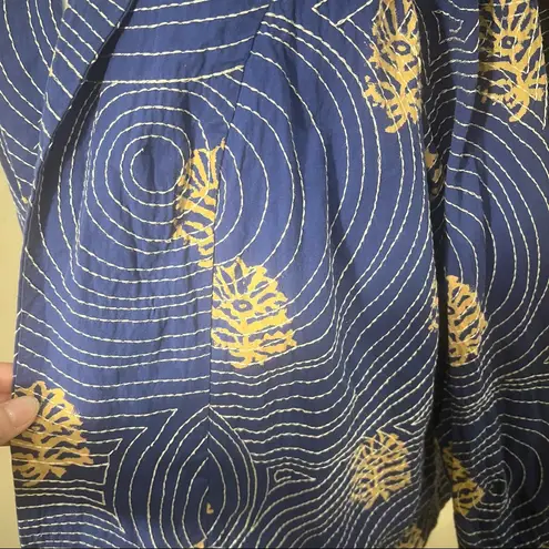 Rara Avis By Iris Apfel Blue Jacket All Over Embroidery Sashiko Wearable Art XL