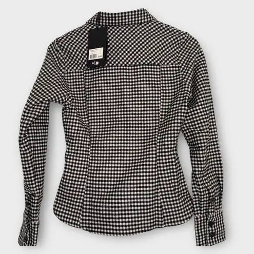 The Kooples Wooly Houndstooth Button-Down Shirt – NWT – Size 1 (XS/S)