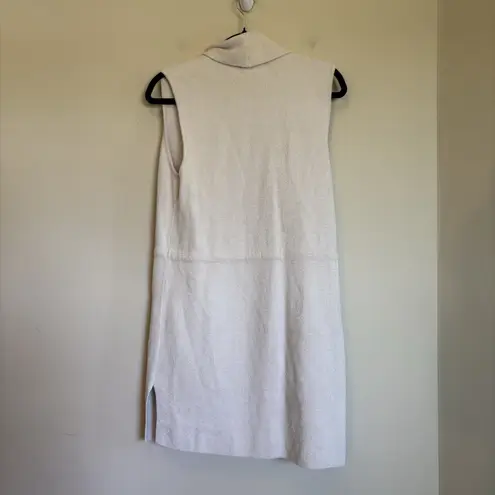 Barefoot Dreams CozyChic Ultra Lite Womens Sz M Sleeveless Cardigan Beige NWT