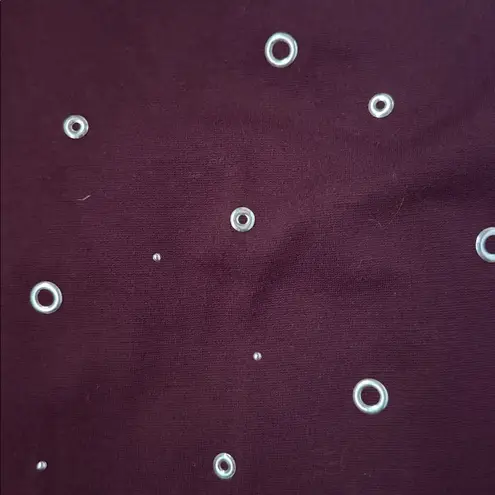 Carmen Marc Valvo  Stretch Grommet Pencil Skirt