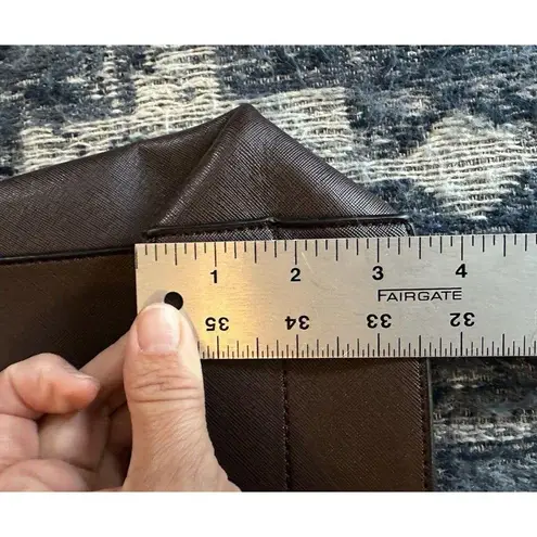 Montana West Brown Vinyl Small Satchel Bag Gold Western Crossbody Designer NWOT