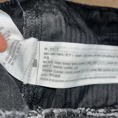 Abercrombie & Fitch  Curve Love Skinny High Rise Jeans Black Destroy Denim 27 4L - Image 10