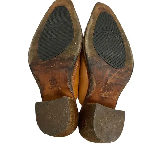 Pikolinos Slip On Slide Sandals Clogs Women's Size 37 Leather Cognac Farmcore