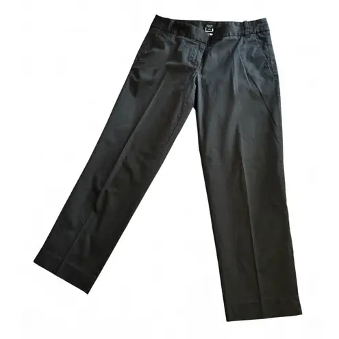 J Crew Cocktail Capri Pants Women's Sz 2 Gray City Fit Cotton