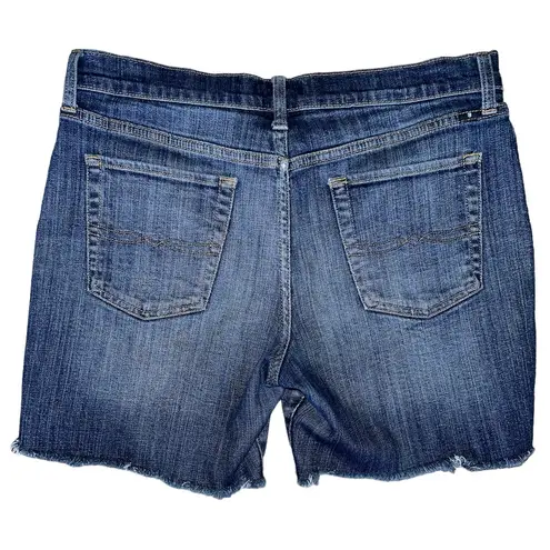 Lucky Brand  “The Bermuda” Raw Hem Uncuffed Denim Jean Shorts Size 8/29