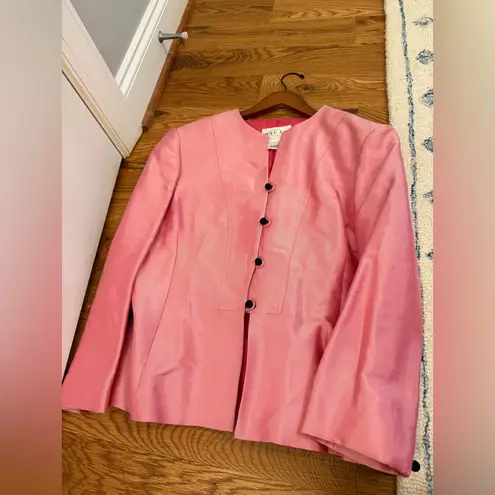 Oscar de la Renta Pink Jacket Size 14